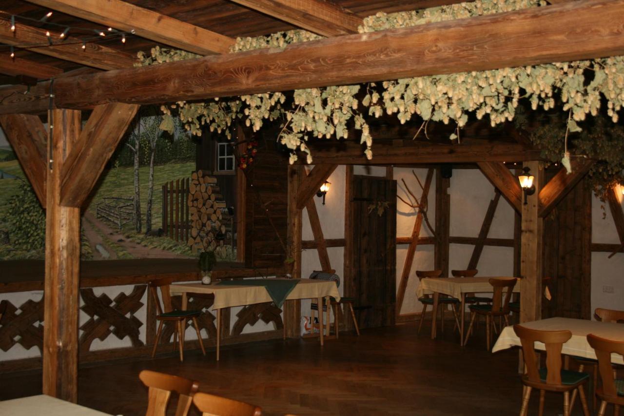 Landhotel "Lichte Aue" Lichtenau Stutzengrun Dış mekan fotoğraf
